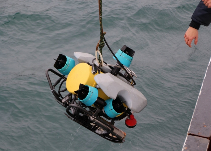 Submersible used by the Research Team